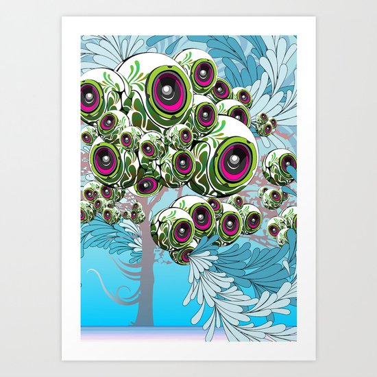 Apples for Ears Art Print