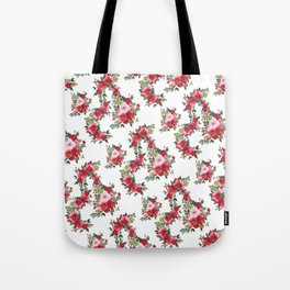 Red-Rose-Clipart-Set Tote Bag