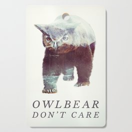 Owlbear (Typography) Cutting Board