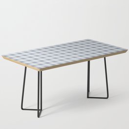 Gray Gingham Coffee Table