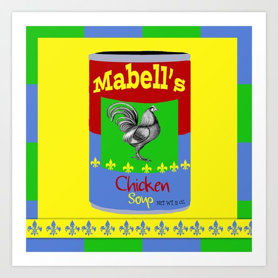 POP ART SOUP Art Print