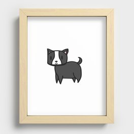 A Little Terrier Recessed Framed Print