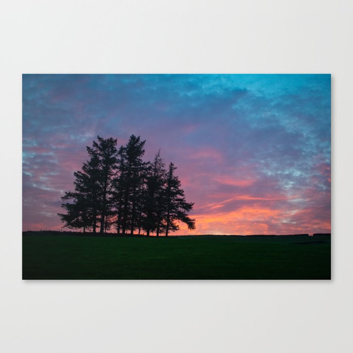 A Warm Sunset Canvas Print