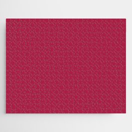 FRENCH WINE COLOR. Plain Dark Red Jigsaw Puzzle