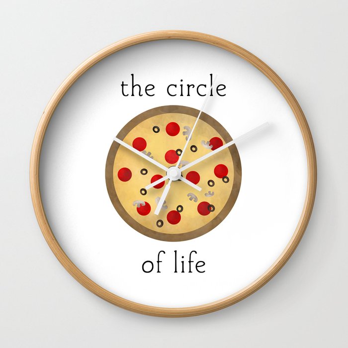 Circle of Life ... Pizza Wall Clock