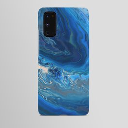Blue Marble Agate Texture Android Case