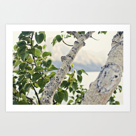 Under the Green Tree Art Print