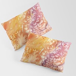 Apricot Rose Abstract Design Pillow Sham