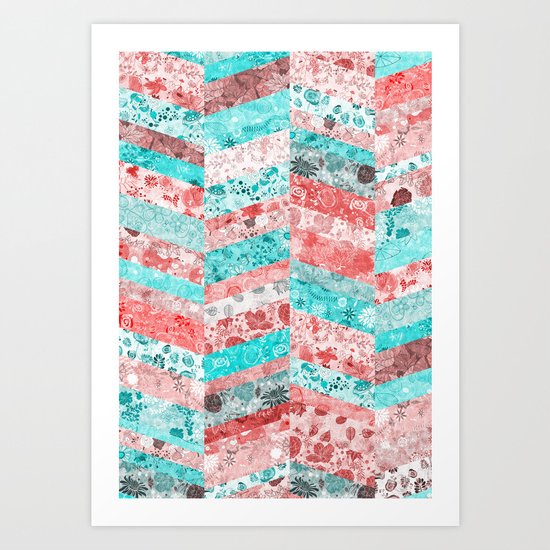 Paris Pattern Art Print