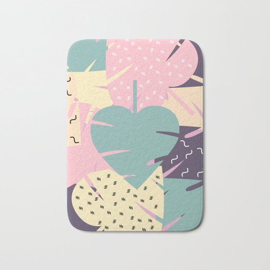 Soft leaves Bath Mat