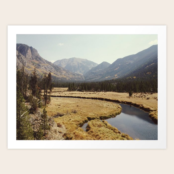 Rocky Mountain Meadow Art Print by kevinruss | Society6