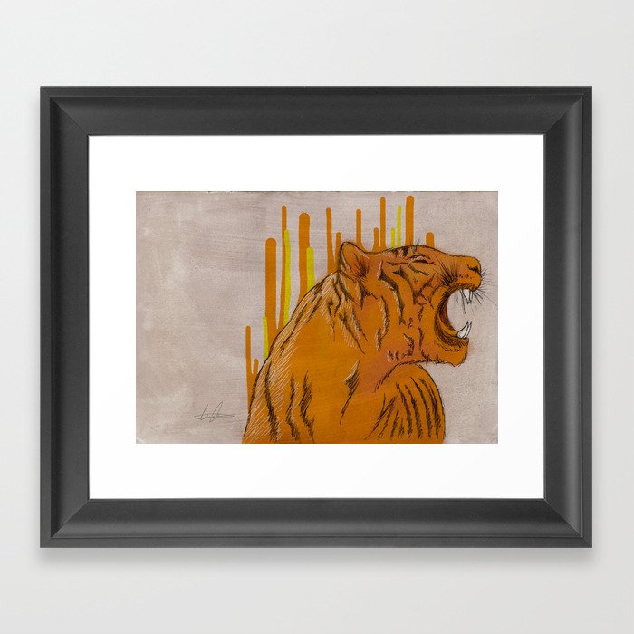 Roar Framed Art Print
