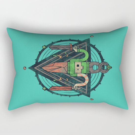 He, with the peculiar voice Rectangular Pillow