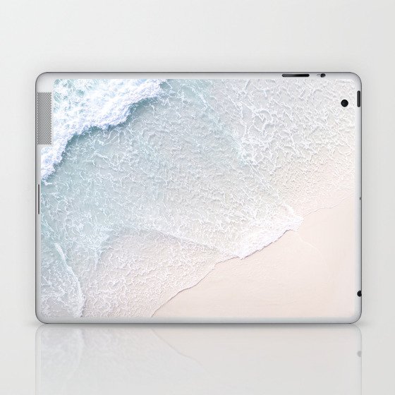 Blue Ocean Waves Beach Laptop & iPad Skin
