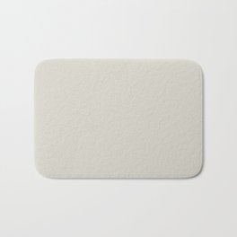 Off White Solid Color Pairs Balboa Mist OC-27 / Accent Shade / Hue / All One Colour Bath Mat | Illustration, Allwhite, Solidcolor, Vintagewhite, Whitesolid, Light, Offwhite, Lighttaupe, Antiquewhite, Graphicdesign 