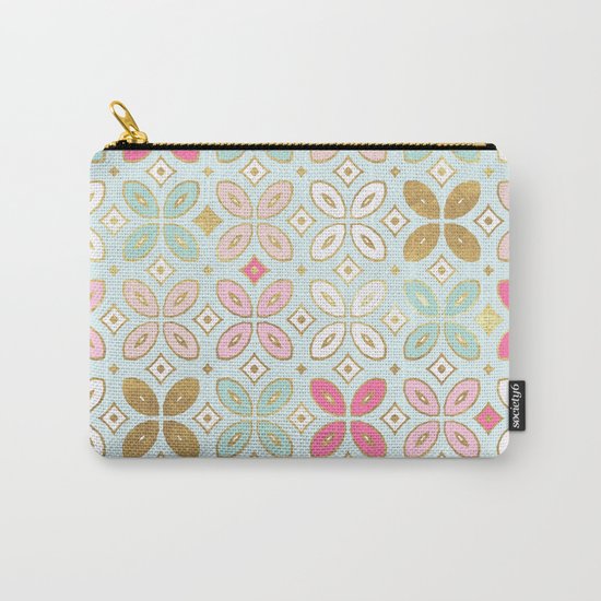 MORROCCAN TILE - ALEXA SPRING MINT Carry-All Pouch