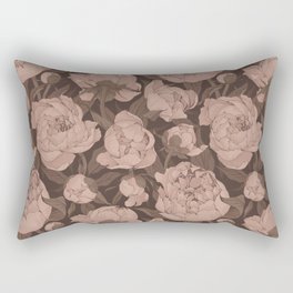 Blooming peonies 4 Rectangular Pillow