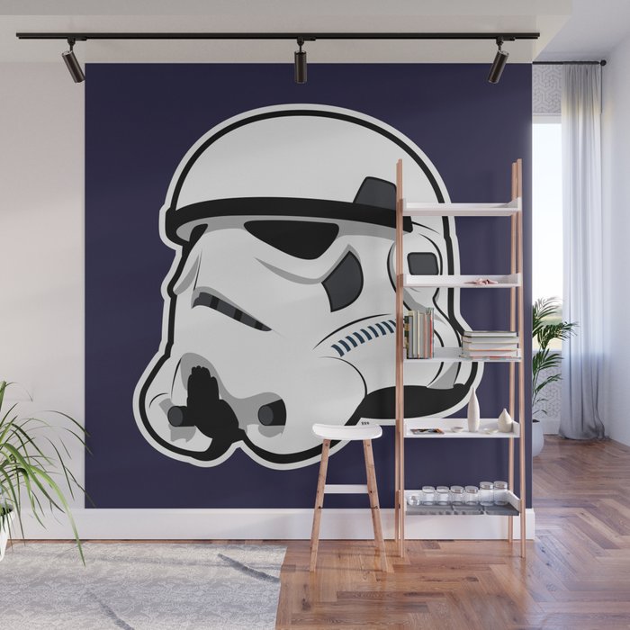 Trooper Bucket Star Wars Wall Mural By Timmydmatias Society6