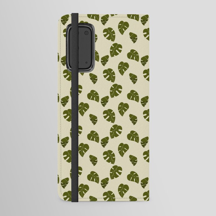 Monstera Leaves  Android Wallet Case