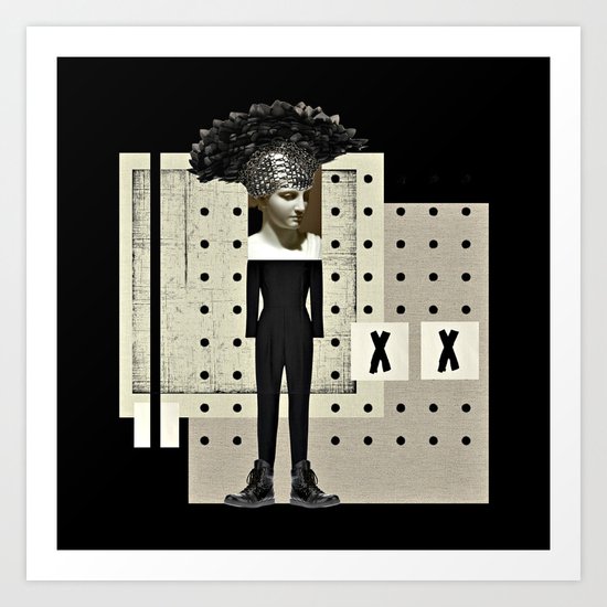 Ga Ga Gladiator Art Print