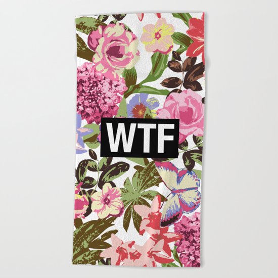 WTF Beach Towel