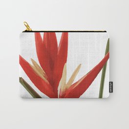 Helicona Flower red Carry-All Pouch | Plant, Pattern, Plants, Flower, Tropical, Floral, Flowers, Paradiseflower, Heliconia, Design 