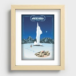 See the Ice Plumes of Enceladus Recessed Framed Print