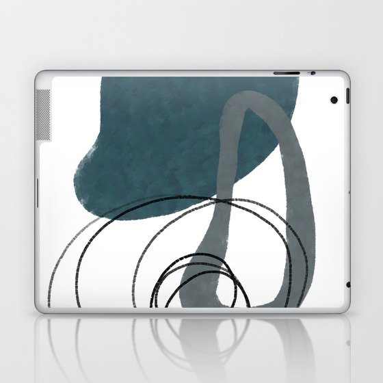 Alena 1 - Minimal Contemporary Abstract Painting Laptop & iPad Skin