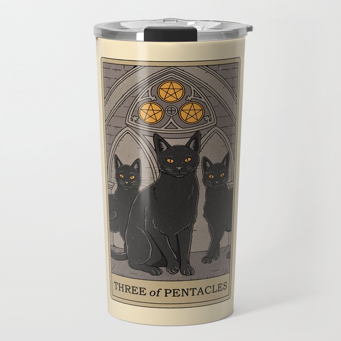 Three of Pentacles Travel Mug