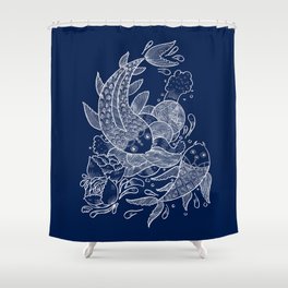 The Koi Fishes Shower Curtain