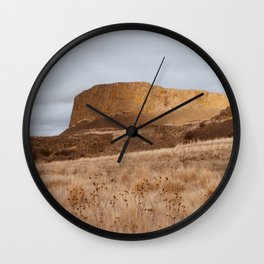 Plains cliffs Wall Clock