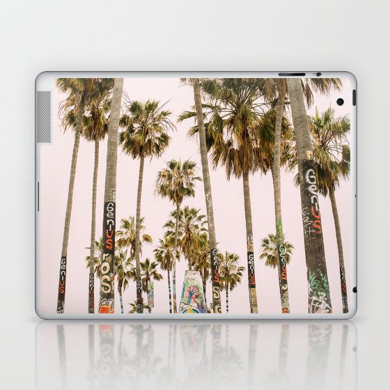 Palm Trees on Venice Beach - Los Angeles California Travel Photography Laptop & iPad Skin