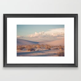 Desert Sunset Framed Art Print