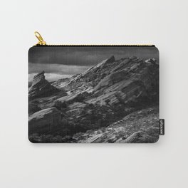 Vasquez Rocks California Photography Carry-All Pouch | California, Black And White, Hiking, Aguadulce, Losangelescounty, Southerncalifornia, Vasquezrocks, Photo 