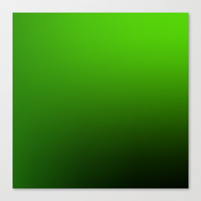 9 Green Gradient Background 220713 Valourine Digital Design Canvas Print
