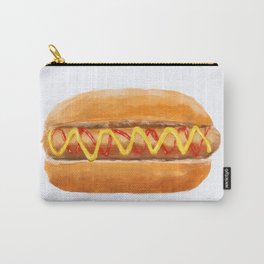 Hot Dog in a Bun Carry-All Pouch