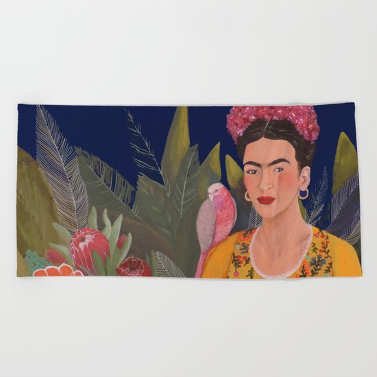Frida.licious Beach Towel