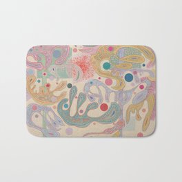 Wassily Kandinsky Capriscious Bath Mat | Abstractart, Artistic, Abstractpainting, Germanschool, Museum, Abstract, Bauhaus, Russian, Circles, Colorful 