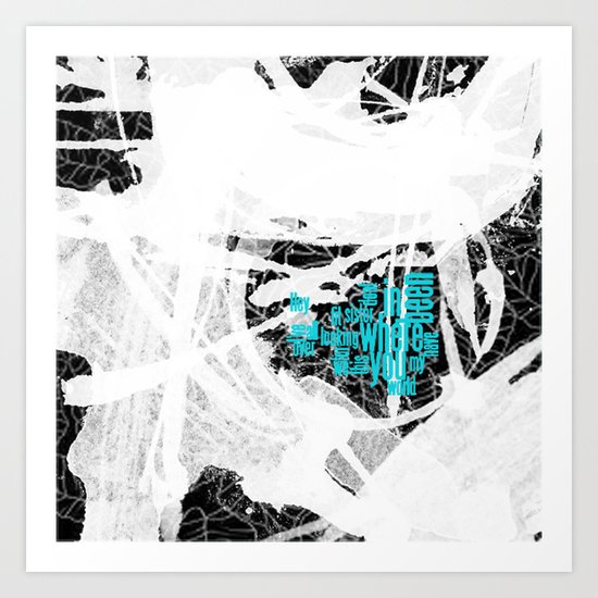 Hey Art Print