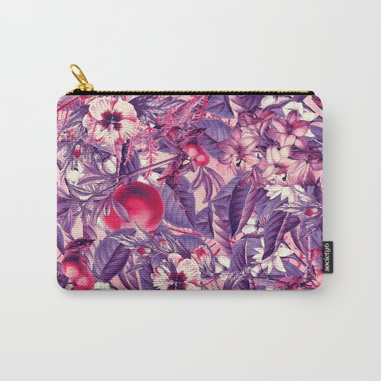 flowers 9 purple Carry-All Pouch