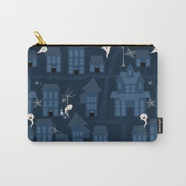 Halloween Town with Ghosts Carry-All Pouch