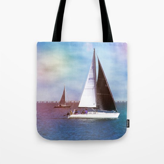 Sail Boats Tote Bag