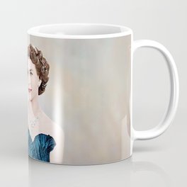 QUEEN ELIZABETH II in Blue Gown Coffee Mug