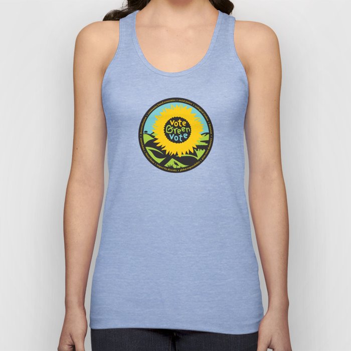 Green Party Alameda County "Vote Green" Tank Top