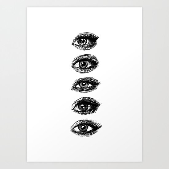 Eyes Art Print