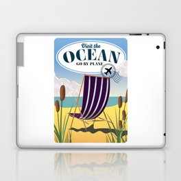Visit the Ocean "Go by plane" Laptop Skin