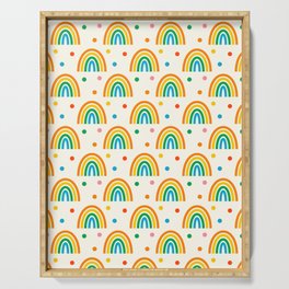 Primary Rainbow Serving Tray