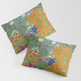 Gustav Klimt - Flower Garden Pillow Sham