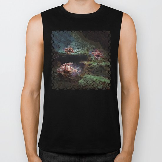 Everything's Fine on the Lion Fishway Biker Tank