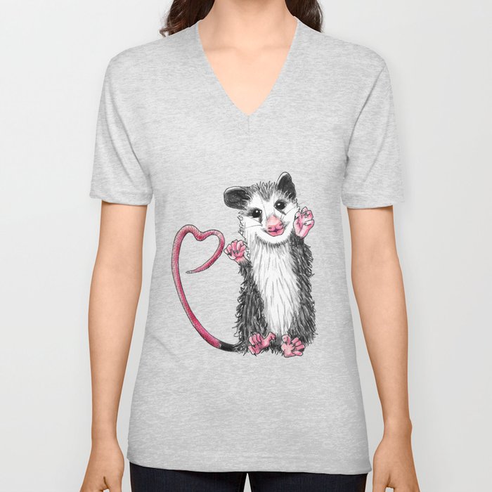 I couldn't opossumly love you more V Neck T Shirt